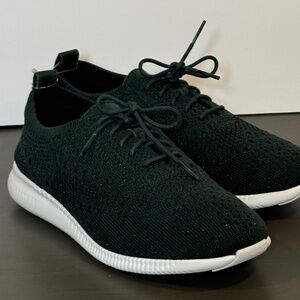 Cole Haan Women’s Zerogrand Green Sparkle Knit Oxford Wingtip Size 8B